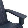 vidaXL Poltrona a dondolo Adirondack Blu navy 92 x 73.5 x 92 cm HDPE