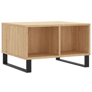 vidaXL Tavolino Salotto Rovere Sonoma 60x50x36,5 cm Legno Multistrato