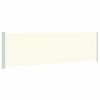 vidaXL Tenda da Sole Laterale Retrattile per Patio 180x614 cm Crema