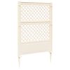 vidaXL Trellis con Punta Bianco 99 x 6 x 165 cm PP