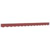 vidaXL Tessuto di Ricambio per Mantovana Tenda Strisce Bordeaux 330x20 cm