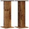 vidaXL Supporti per Piante 2 pz Legno Vecchio 30x30x80 cm Truciolato