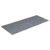 vidaXL Tappetini per scale autoadesivi 15 pz 60x25 cm grigio chiaro rettangolari