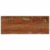 vidaXL Piano Tavolo 80x20x3,8 cm Rettangolare in Massello di Recupero