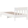 vidaXL Letto senza Materasso Bianco 90x190 cm in Legno Massello Pino