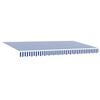 vidaXL Tenda retrattile Blu 350 x 200 cm Tessuto