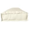vidaXL Cuscino per pallet Crema 200 x 40 x 8 cm Tessuto Oxford