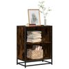 vidaXL Libreria Rovere Fumo 60x35x76 cm in Legno Multistrato