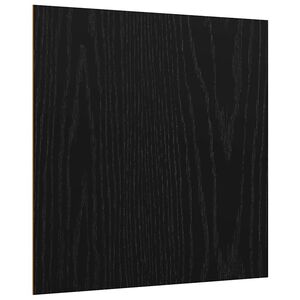 vidaXL Pannelli decorativi 12 pz Rovere Nero 30 x 30 x 0.27 cm