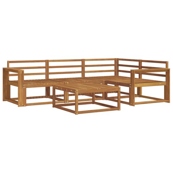 vidaXL Set di divani da esterno 5 pcs Naturale