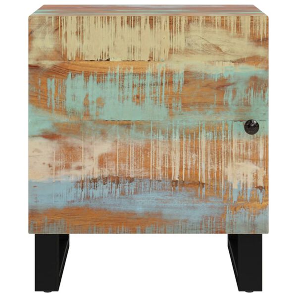 vidaXL Comodino 40x33x46 cm in Legno Massello di Recupero