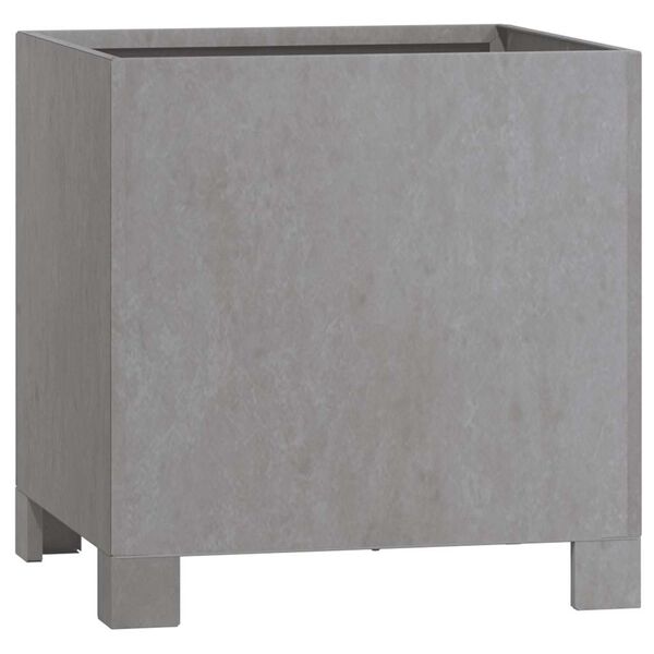 vidaXL Fioriere con Gambe 2pz Ruggine 30x30x30 cm Acciaio Corten