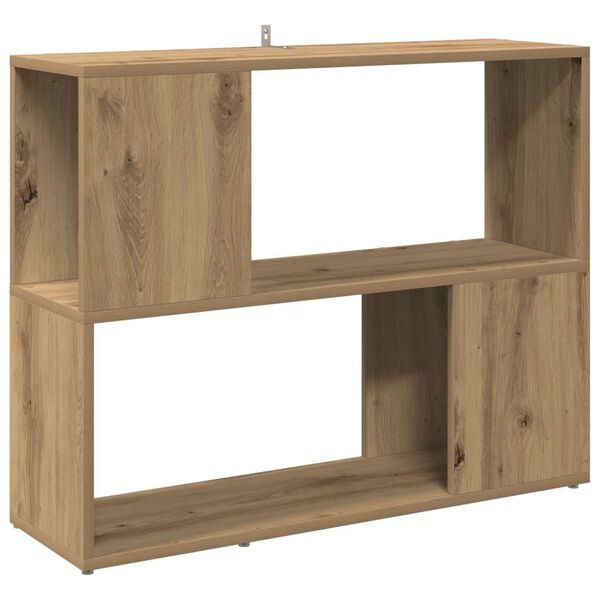 vidaXL Libreria/Divisorio Rovere Artigianale 80x24x63 cm