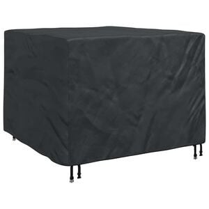 vidaXL Copertura per mobili Nero 125 x 125 x 74 cm Tessuto Oxford 210D