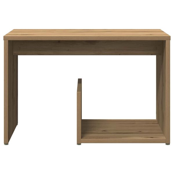 vidaXL Tavolino Rovere Artigianale 59x36x38 cm in Legno Multistrato