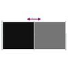 vidaXL Tenda Laterale Retrattile per Patio 220x500 cm Nera