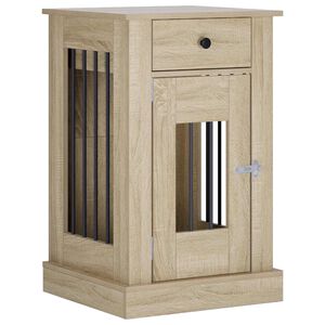 vidaXL Mobile da cassa per cani Rovere Sonoma 50 x 47,5 x 80 cm