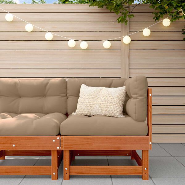 vidaXL Divano Angolare da Giardino Legno di pino massiccio