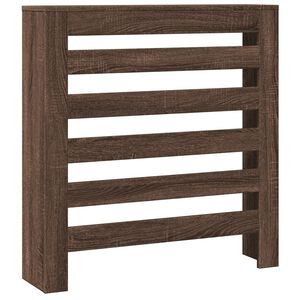 vidaXL Copertura Termosifone Rovere Marrone 78x20x82 Legno Multistrato