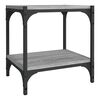 vidaXL Mobile TV Grigio Sonoma 40x33x41 cm Legno Multistrato e Acciaio