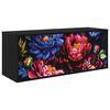 vidaXL Mobile TV da Parete KIEL 102 x 33 x 40 cm Rovere Nero