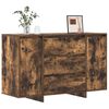 vidaXL Credenza Rovere fumé 120 x 41 x 75 cm Legno multistrato