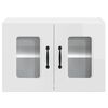 vidaXL Mobile da cucina Kalmar 2 pcs Bianco Lucido 60 x 31 x 40 cm