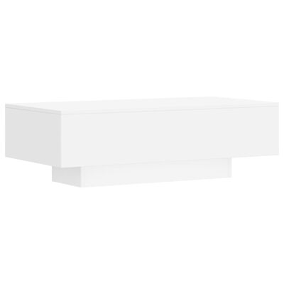vidaXL Tavolino da Salotto Bianco 100x49,5x31 cm in Legno Multistrato