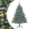 vidaXL Albero di Natale artificiale Verde 126 x 126 x 180 cm