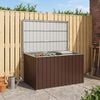 vidaXL Baule da Giardino Marrone 149x99x93 cm