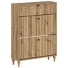 vidaXL Mobile per scarpe ALKMAAR 78 x 24 x 103 cm Legno ingegnerizzato