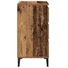vidaXL Armadio da Notte con cassetto Legno vecchio 45 x 35 x 44 cm