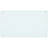 vidaXL Rivestimento da Cucina 2 pcs Bianco 90 x 50 cm vetro temperato