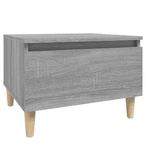 vidaXL Tavolino Grigio Sonoma 50x46x35 cm in Legno Multistrato