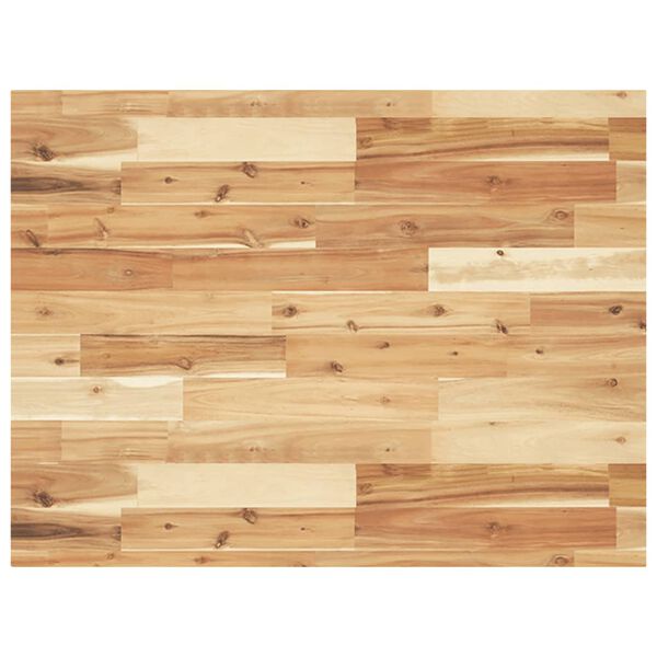 vidaXL Piano Tavolo Rettangolare 100x60x4 cm Legno Massello di Acacia