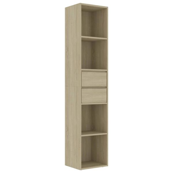 vidaXL Libreria Rovere Sonoma 36x30x171 cm in Legno Multistrato