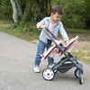 Smoby Passeggino Giocattolo Sportivo Bambole Gemelle Maxi-Cosi Rosa