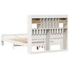 vidaXL Letto Libreria senza Materasso Bianco 135x190 cm Legno di Pino