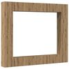vidaXL Set Mobile TV 8 pz Montato a Parete Rovere in Legno Multistrato