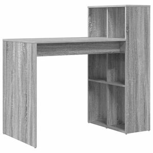 vidaXL Scrivania Grigio Sonoma Legno ingegnerizzato