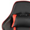 vidaXL Sedia da Gaming Girevole Rossa in PVC