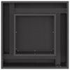 vidaXL Focolare Nero 60 x 60 x 30 cm Acciaio