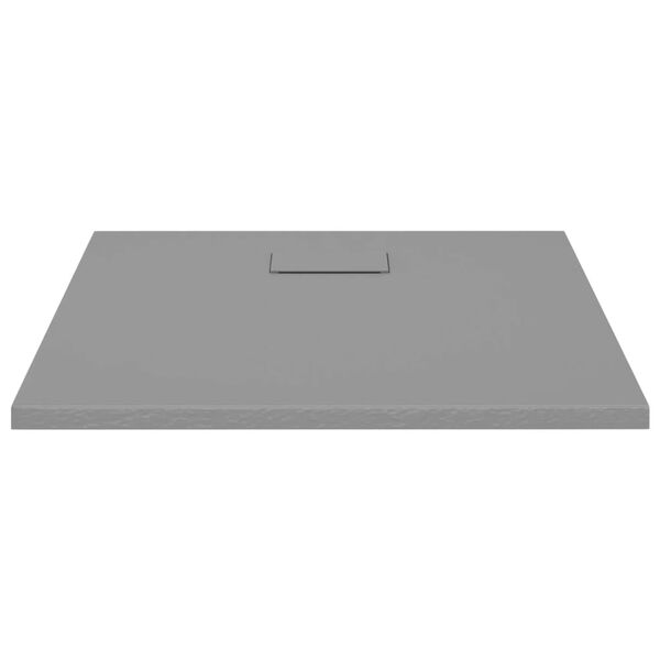 vidaXL Piatto Doccia in SMC Grigio 90x90 cm