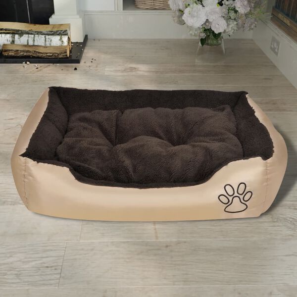 vidaXL Letto Caldo per Cani con Cuscino Imbottito XL