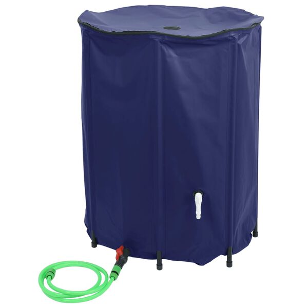 vidaXL Serbatoio Acqua con Rubinetto Pieghevole 500 L in PVC