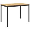 vidaXL Tavolo Bar da Giardino Bianco e Nero 147 x 88,5 x 105 cm
