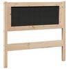 vidaXL Testiera Altro Marrone 90 cm Legno di pino massello