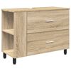 vidaXL Mobiletto da bagno Rovere Sonoma 80 x 35 x 60 cm