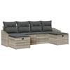 vidaXL Set di divani 6 pz polyrattan