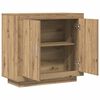vidaXL Credenza Rovere Artigianale 80x40x75 cm in Legno Multistrato